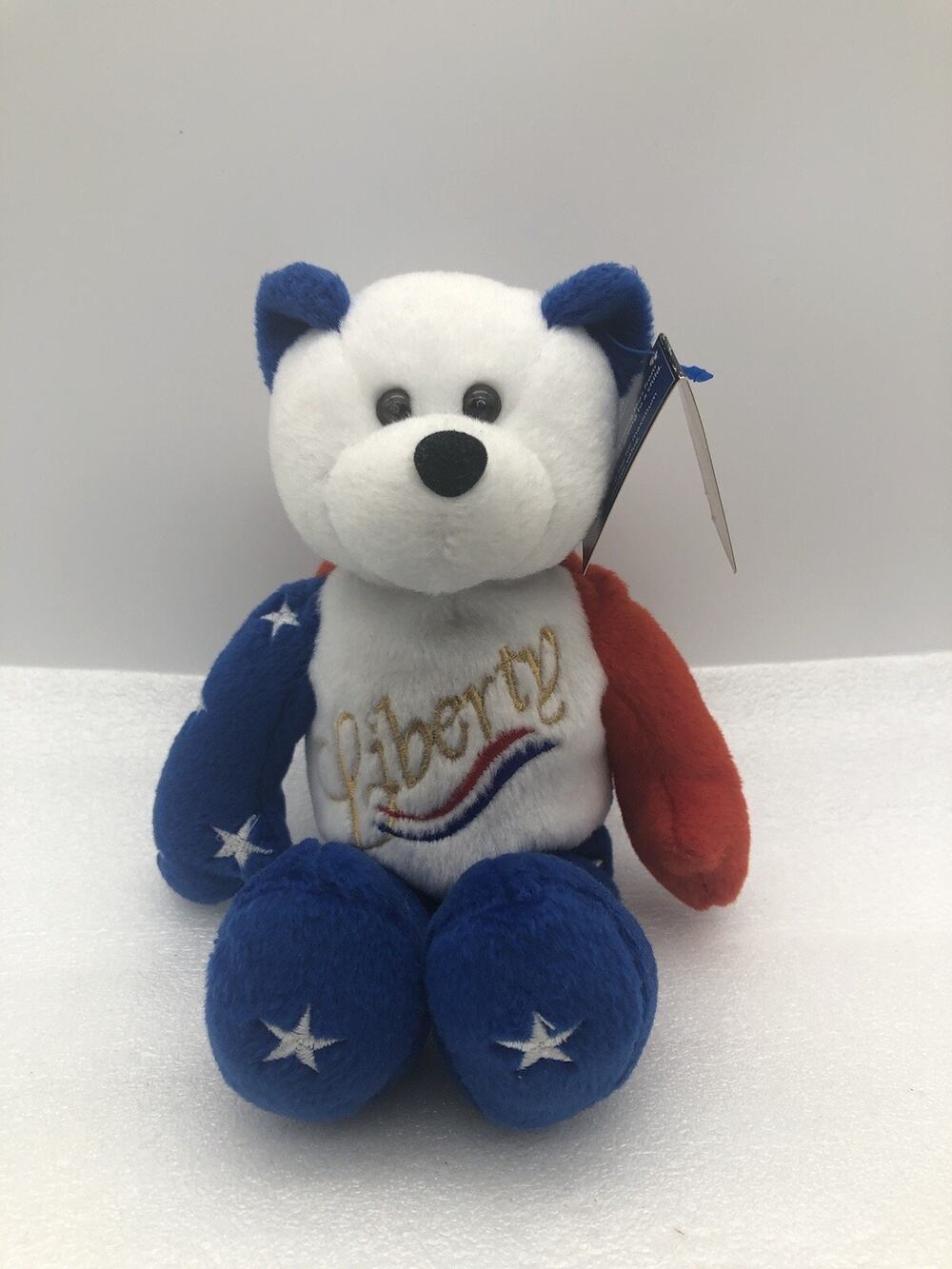 BRAND NEW WITH TAGS LIBERTY THE PATRIOTIC BEAR LIMITED TREASURES BEAR 1999-2001